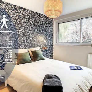 Ancely Neuf Deco Aero - Parking Gratuit - Proche Blagnac Apartamento